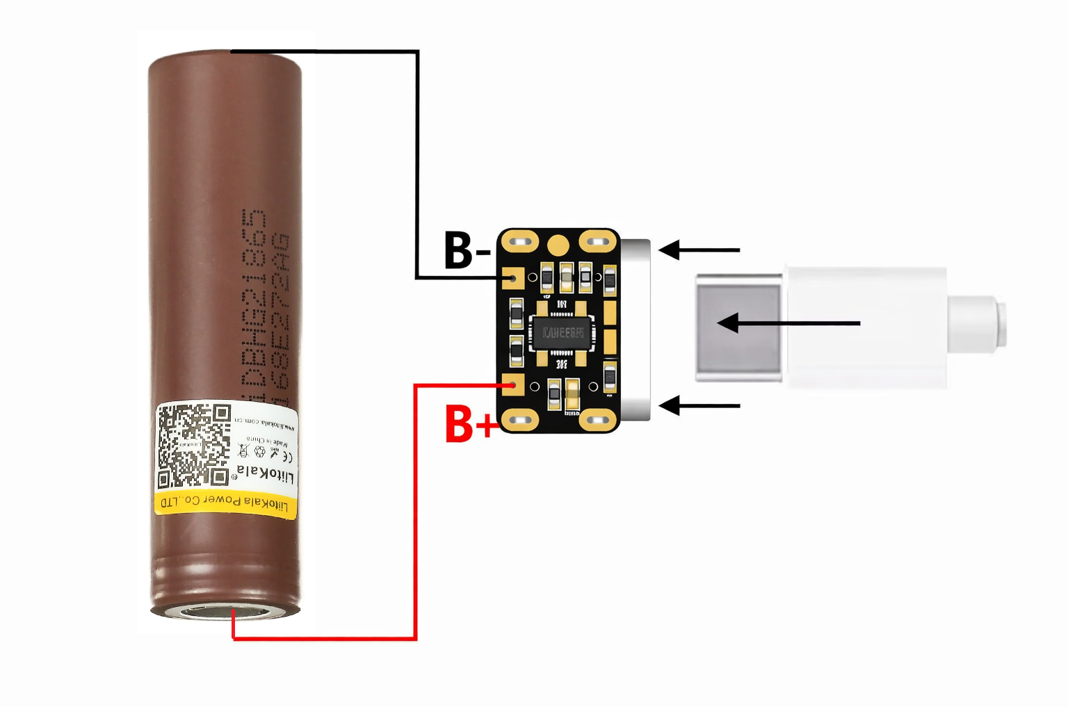 Mini nabíjecí modul pro 3,7 V / 4,2 V Li-Ion baterie, USB Type-C image 6