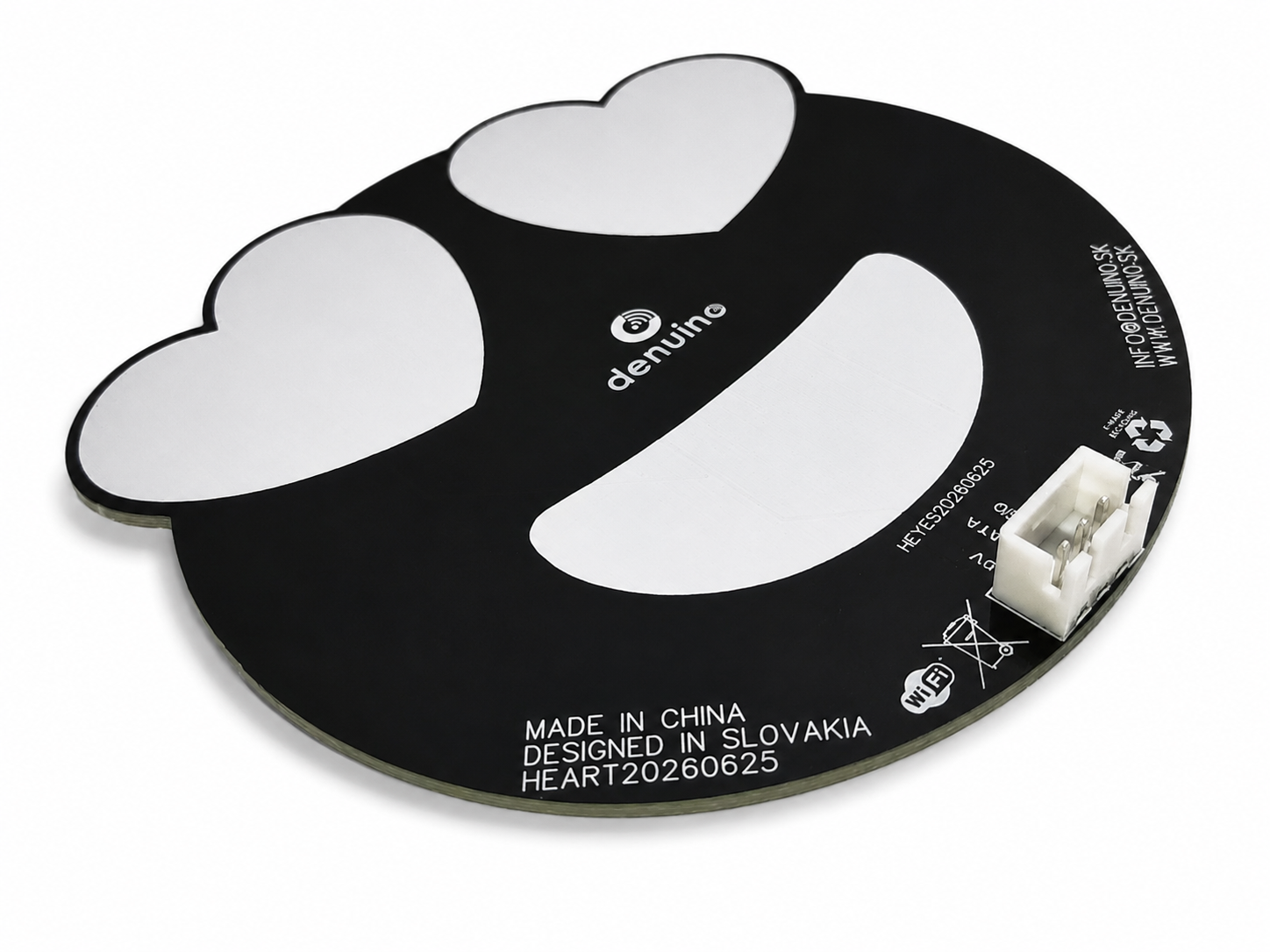 WS2812B LED smajlík se srdíčky místo očí – 50 RGB LED image 4
