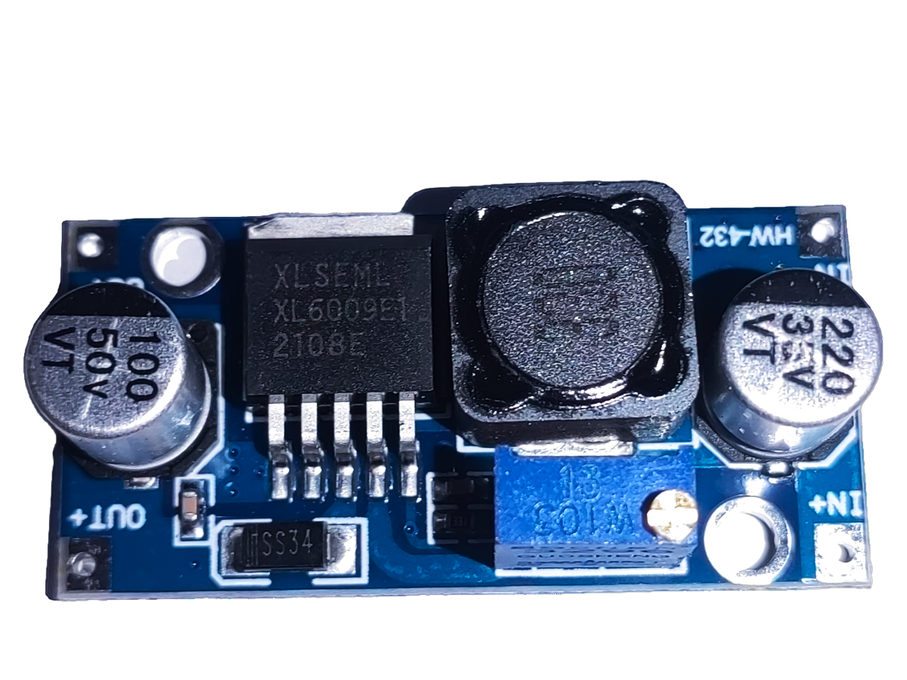 XL6009 zvyšující DC/DC měnič (výstup 5–45 V) image 3