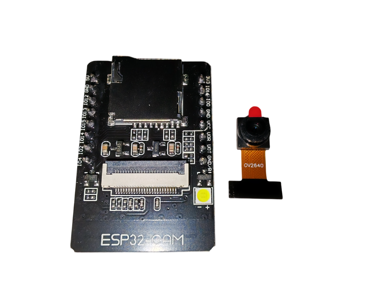 ESP32-CAM Wi-Fi kamerový modul s USB-C programovací deskou – 4 MB flash, microSD image 9