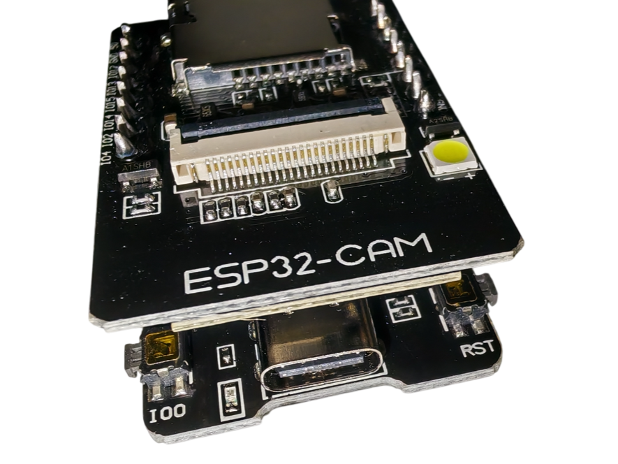 ESP32-CAM Wi-Fi kamerový modul s USB-C programovací deskou – 4 MB flash, microSD image 3