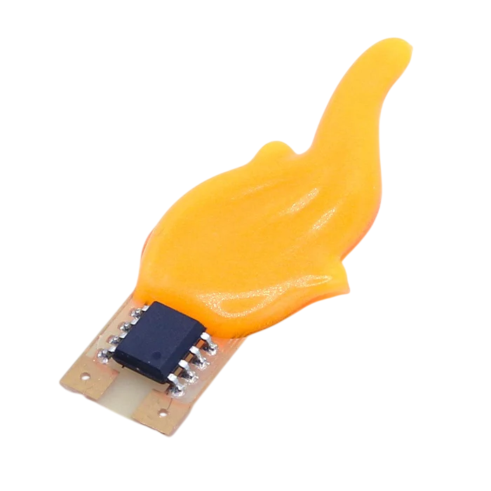 Dekorativní COB LED filament – efekt plamene (3V), 2 ks