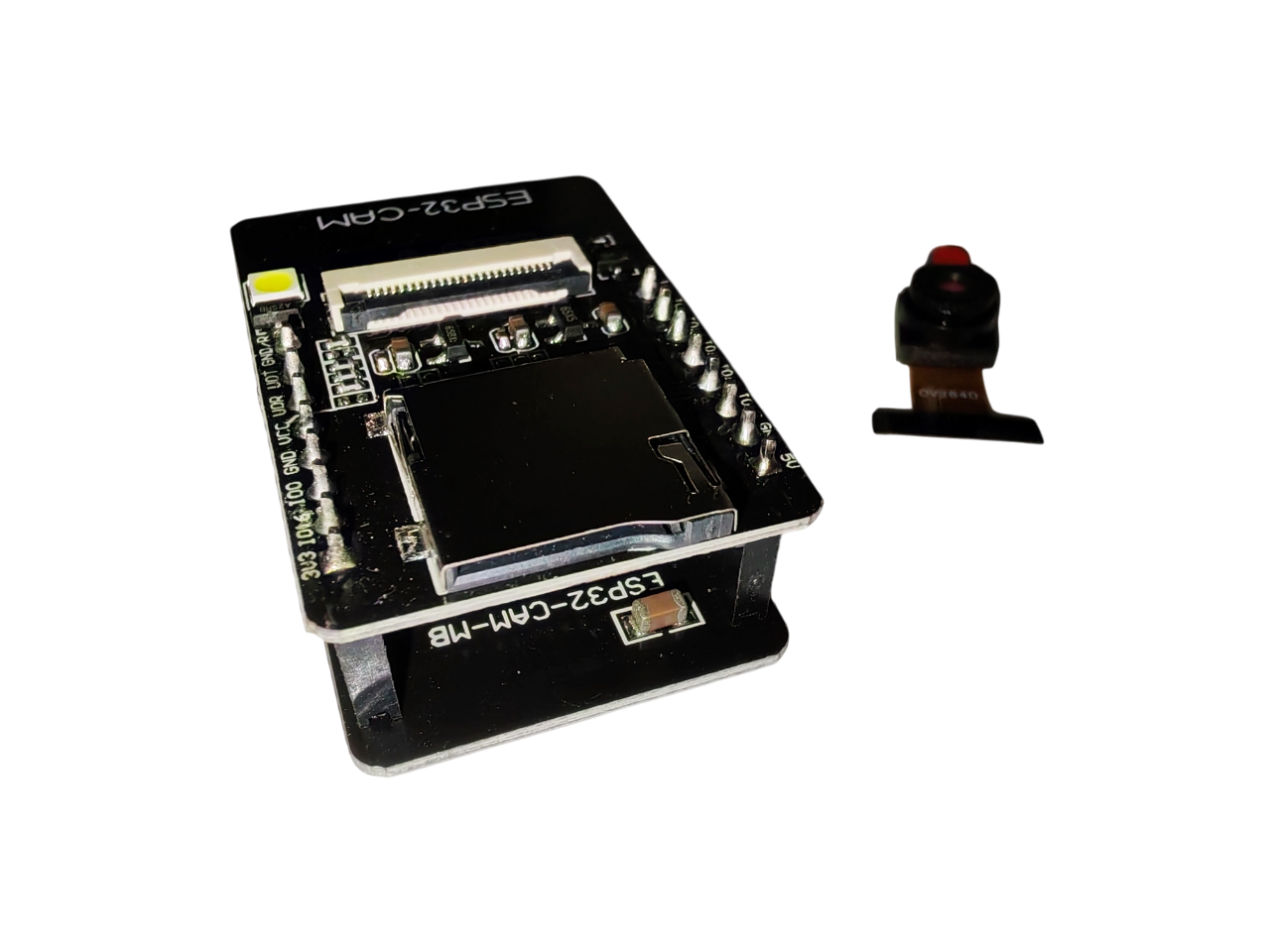 ESP32-CAM Wi-Fi kamerový modul s USB-C programovací deskou – 4 MB flash, microSD image 5